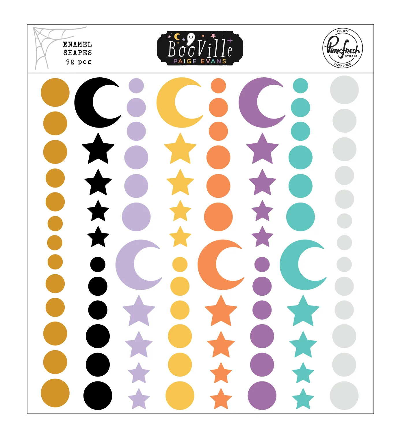 BooVille Enamel Shapes 