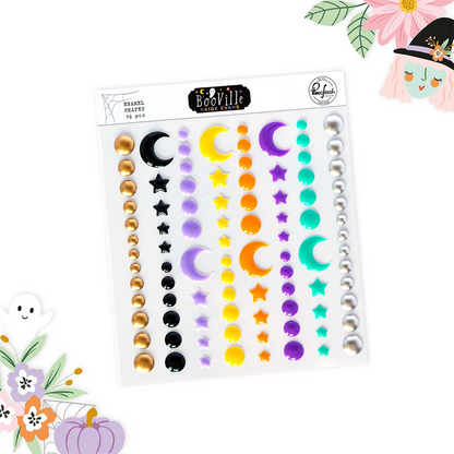 BooVille Enamel Shapes 