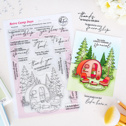 Retro Camp Days Stamp Set 