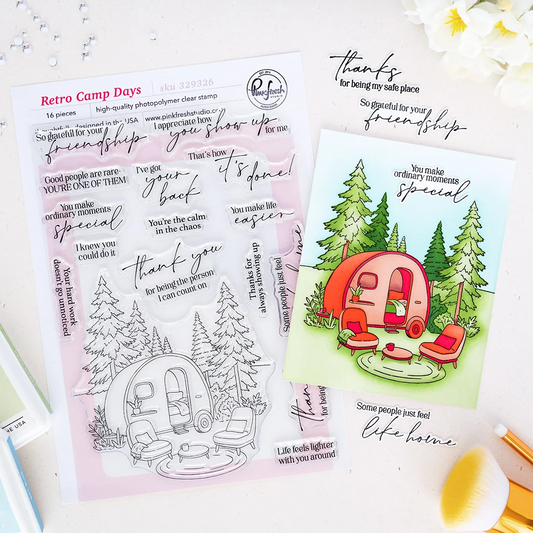 Retro Camp Days Stamp Set 