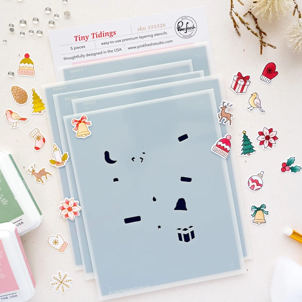 Tiny Tidings Stencil 