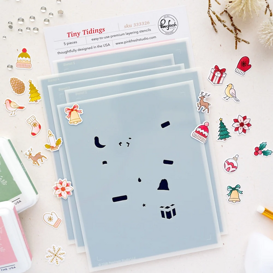 Tiny Tidings Stencil 