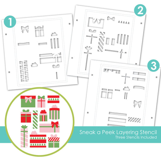 Sneak a Peek Layering Stencil