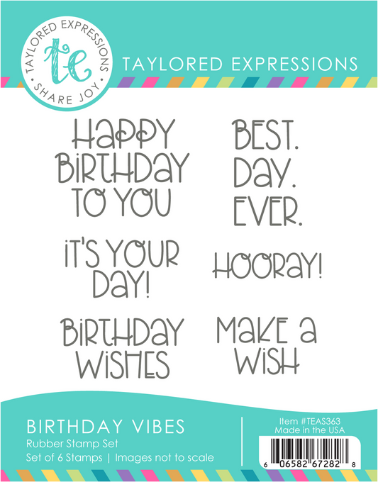 Birthday Vibes Stamp Set