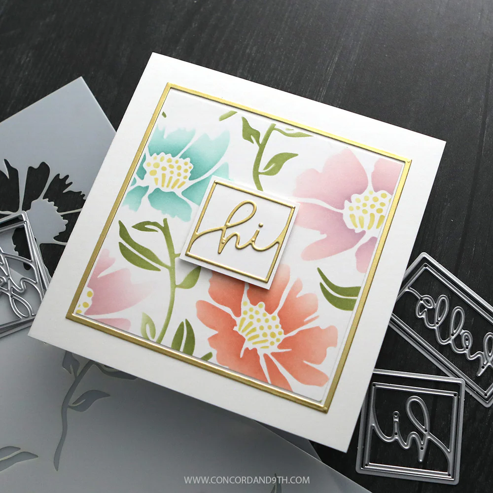 Aubrey Blooms Stencil Pack
