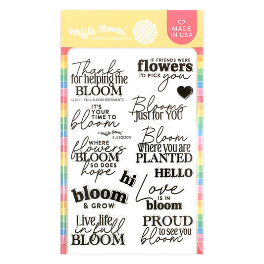 Full Bloom Sentiments Stamp Set 