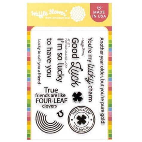 Postage Collage Lucky Stamp Set – Butterfly Reflections, Ink.