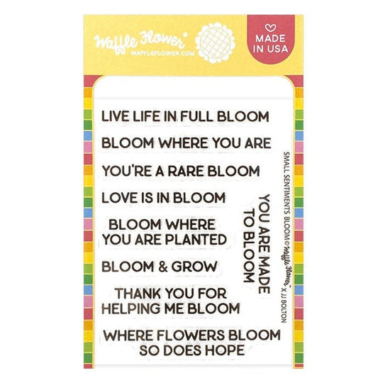 Small Sentiments Bloom Stamp Set 