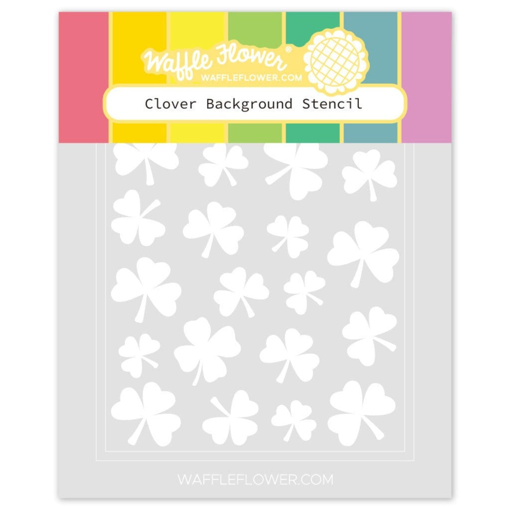 Clover Background Stencil 