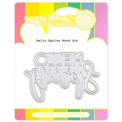 Hello Spring Word Die 