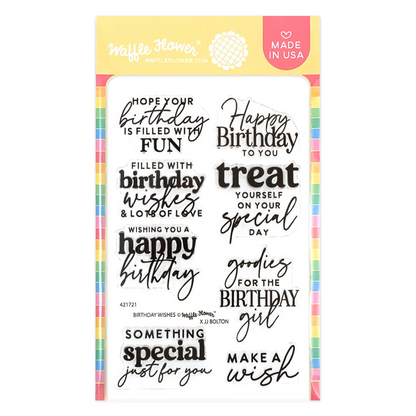 Birthday Wishes Stamp & Die 