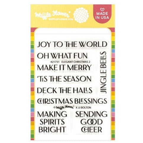 Elegant Christmas 2 Stamp Set 