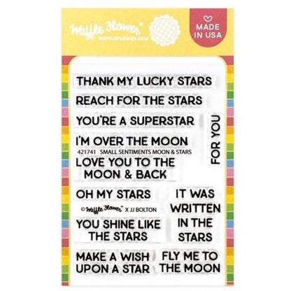 Small Sentiments Moon & Stars Stamp Set 