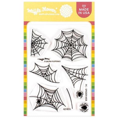 Postage Collage Spider Web Stamp Set 