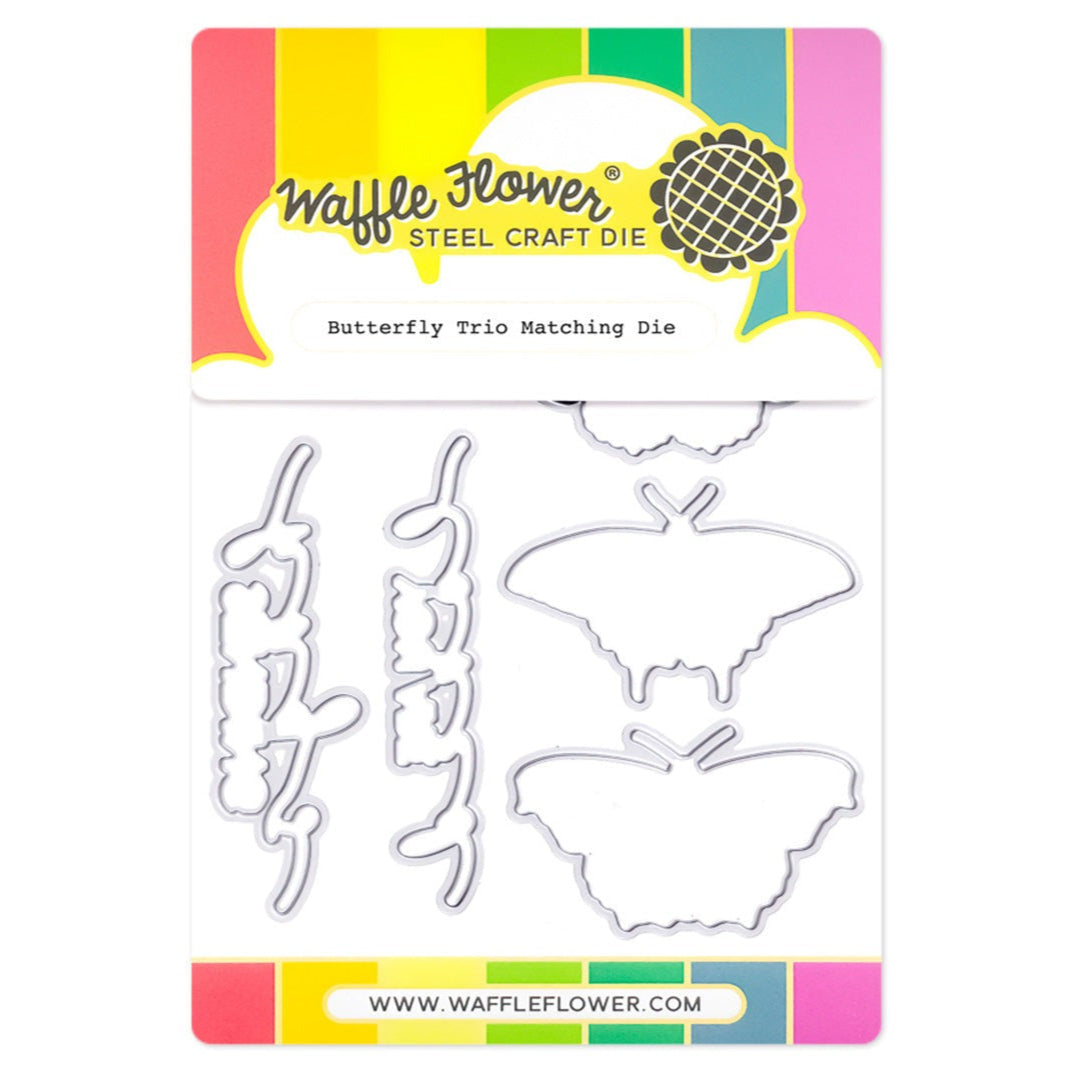 Butterfly Trio Matching Die 