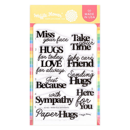 Paper Hug Sentiments Stamp Set 