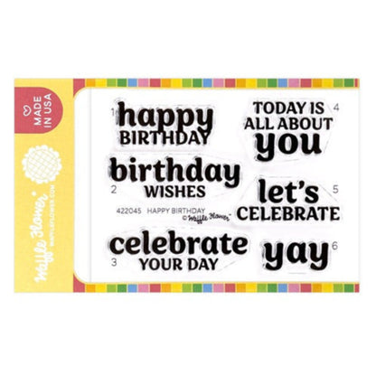 Happy Birthday Stamp Set