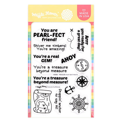 Treasure Hunt Sentiments Stamp Set 