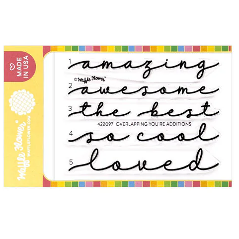 Overlapping You're Additions Stamp Set 