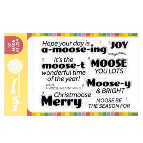 A-moose-ing Sentiments Stamp Set