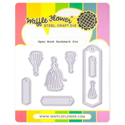 Open Book Bookmark Die 