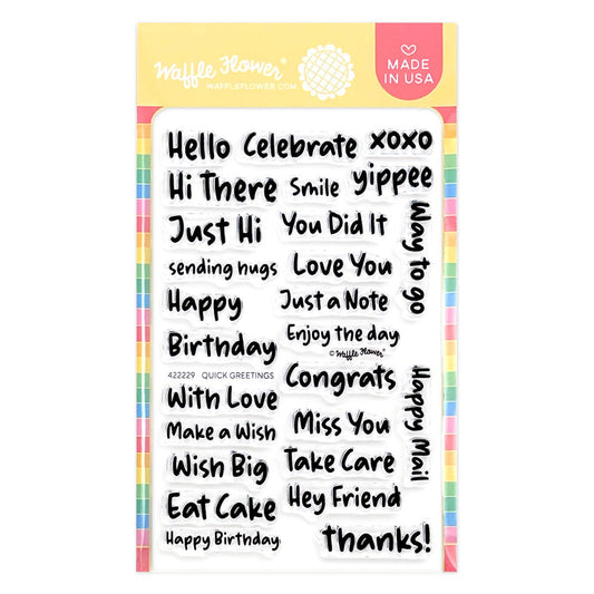 Quick Greetings Stamp Set 