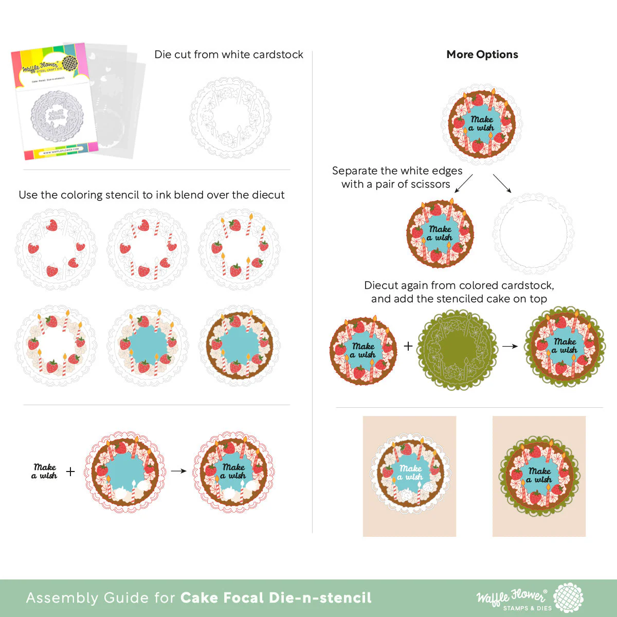 Cake Focal Die-n-Stencil 