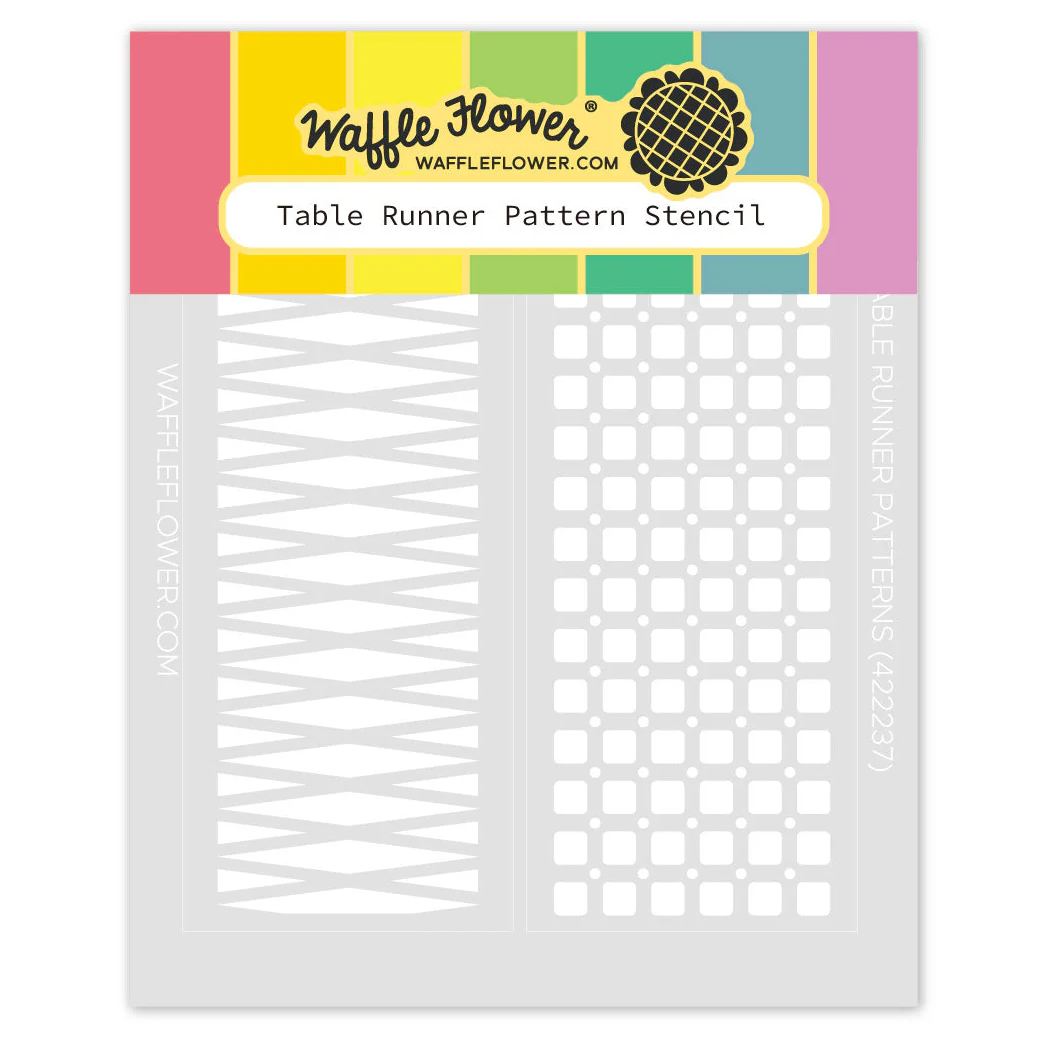 Table Runner Pattern Stencil 