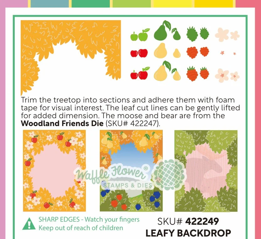 Leafy Backdrop Dies 