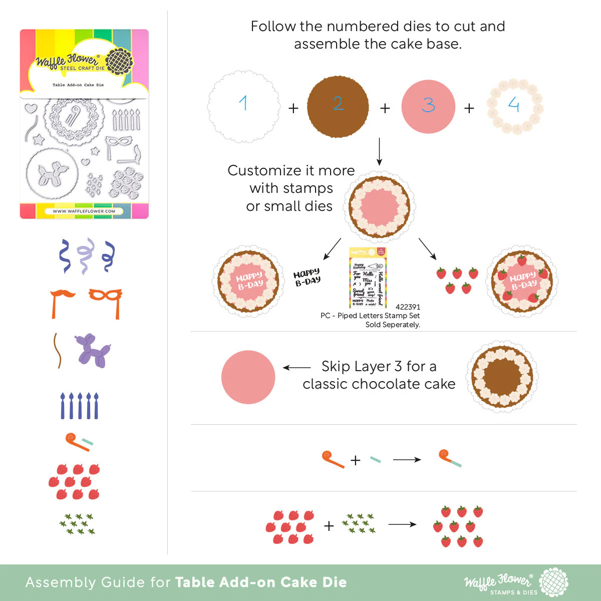Table Add-on Cake Die 