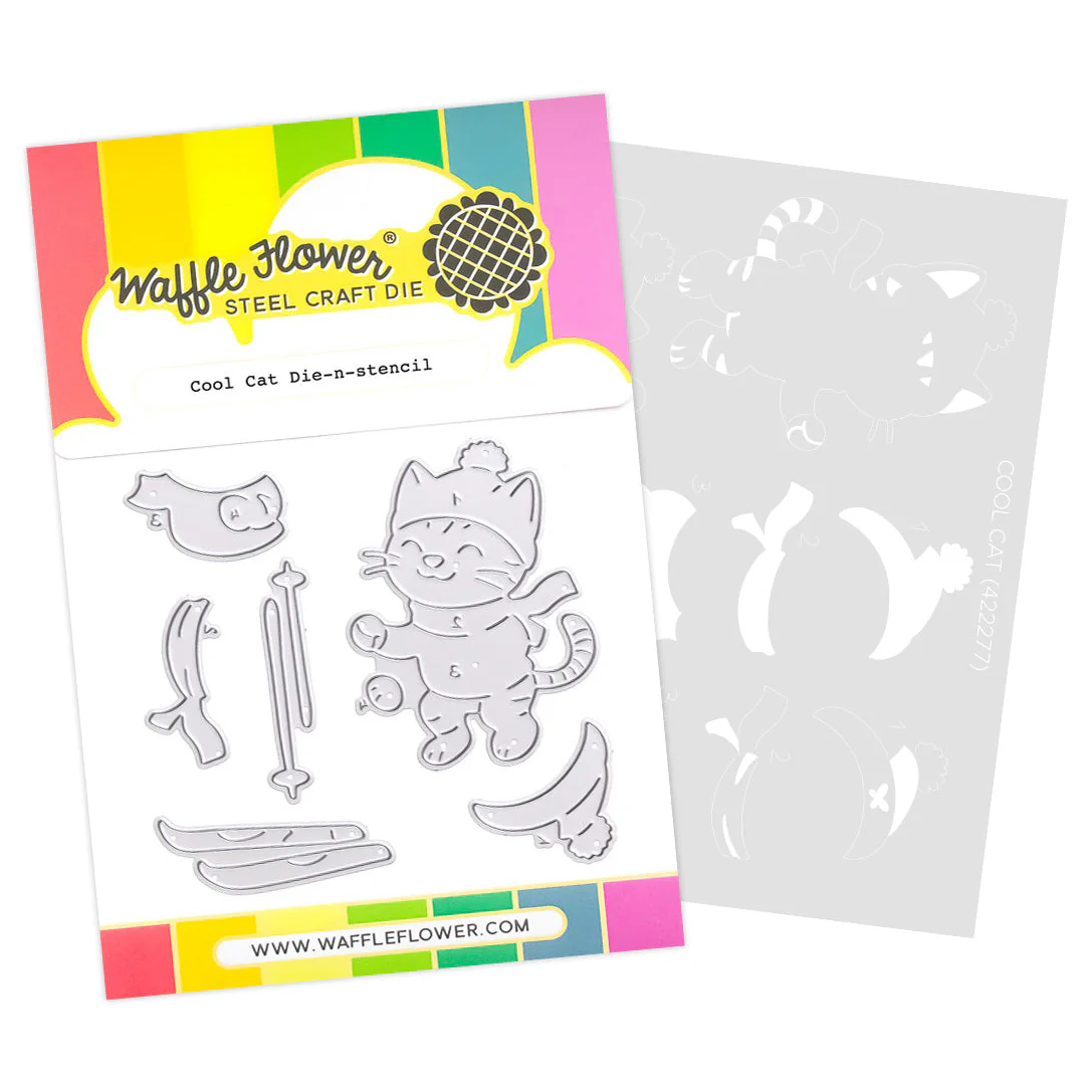 Cool Cat Die-n-stencil 