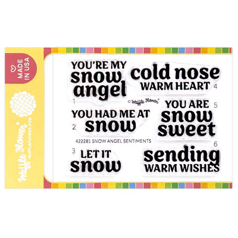 Snow Angel Sentiments Stamp Set 