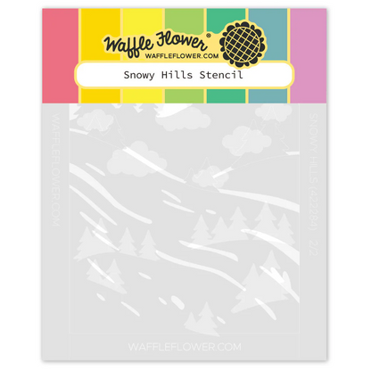 Snowy Hills Stencils