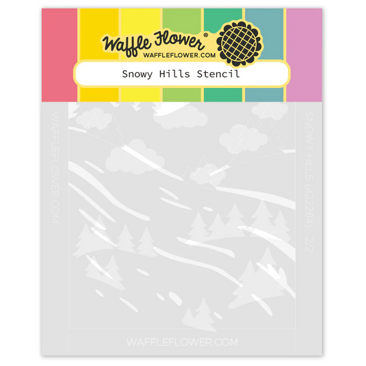 Snowy Hills Stencils