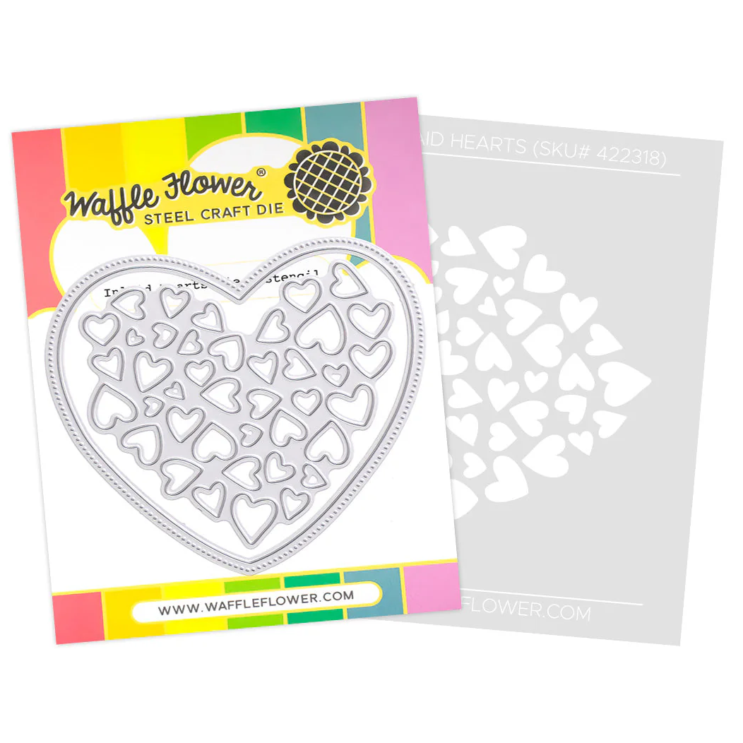Inlaid Hearts Die-n-stencil 