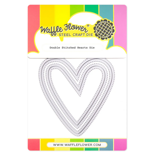 Double Stitched Hearts Die 