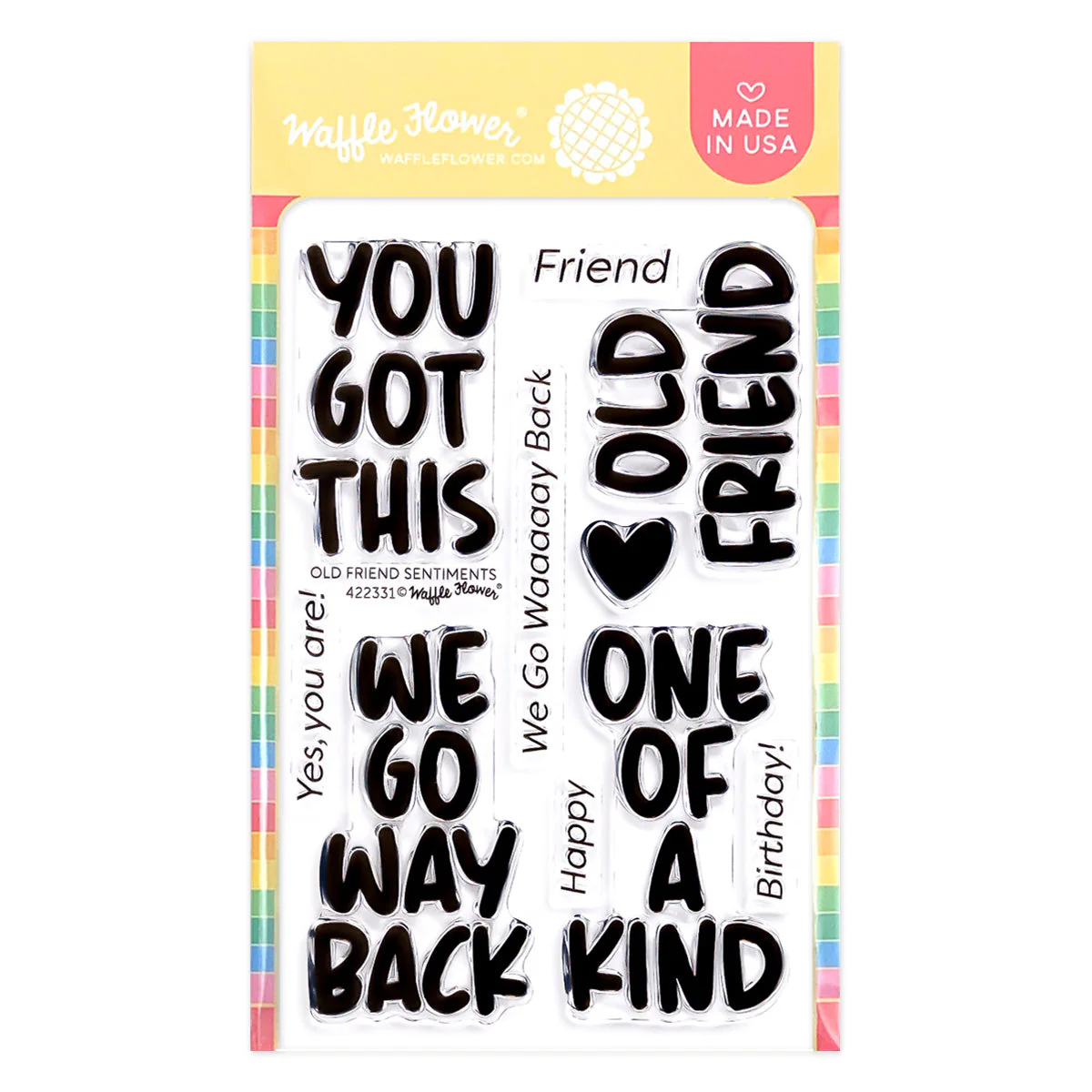 Old Friend Sentiments Stamp Set 