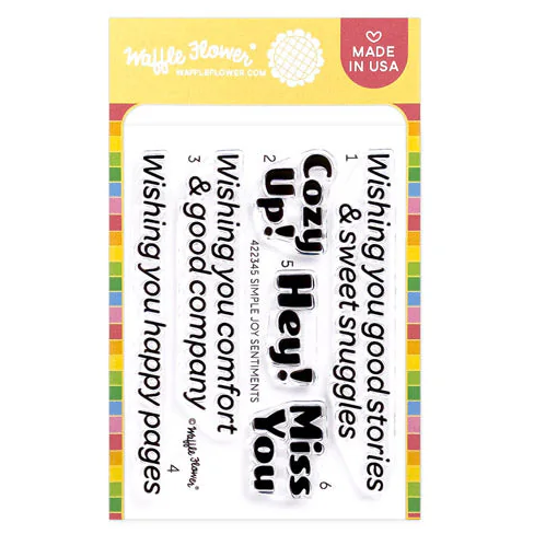 Simple Joy Sentiments Stamp Set 