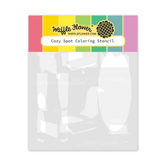 Cozy Spot Coloring Stencils