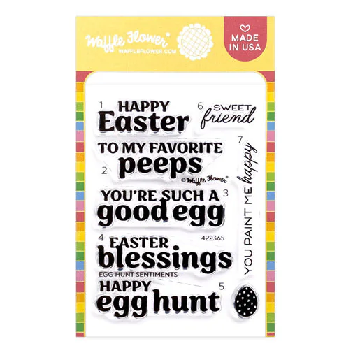 Egg Hunt Sentiments Stamp Set 