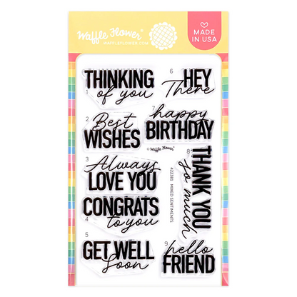 Mixed Sentiments Stamp Set 