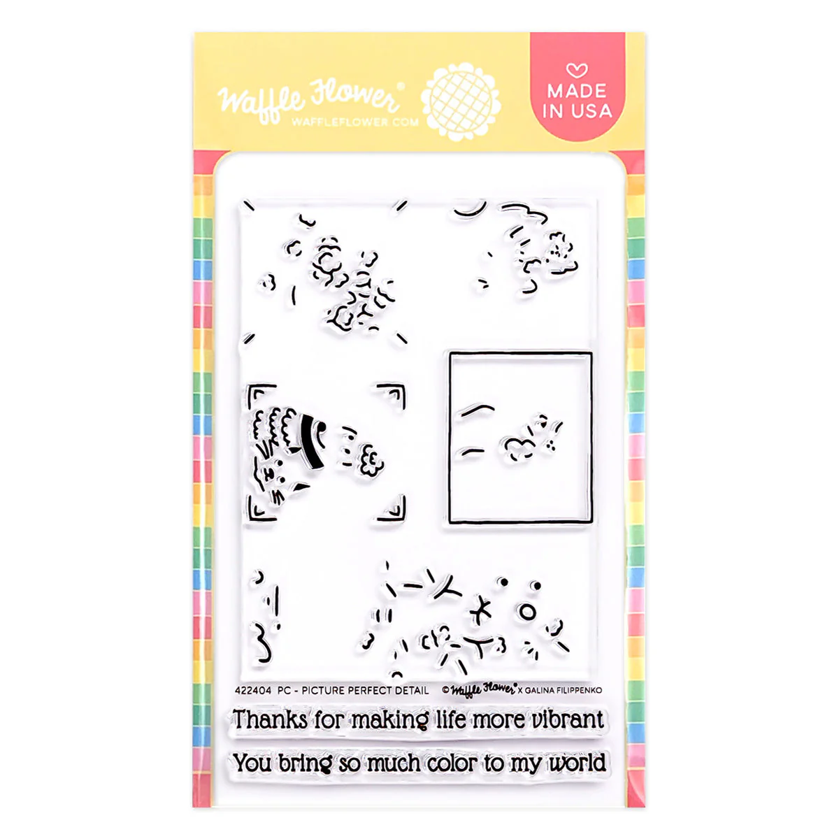 Postage Collage Picture Perfect Detail Stamp 