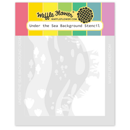 Under the Sea Background Stencil 
