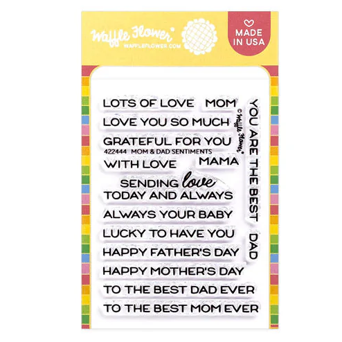 Mom & Dad Sentiments Stamp Set 