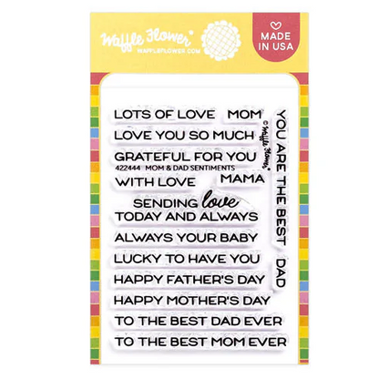 Mom & Dad Sentiments Stamp Set 