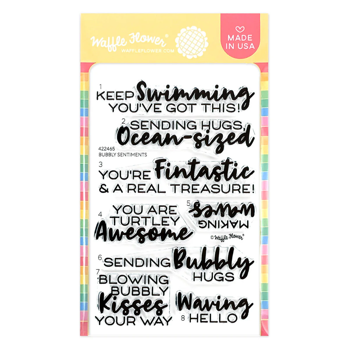 Bubbly Sentiments Stamp Set 