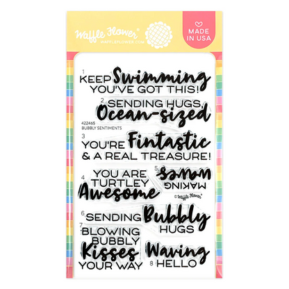 Bubbly Sentiments Stamp Set 