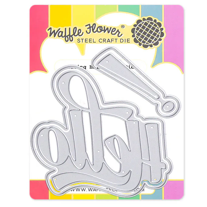 Waving Hello Word Die 