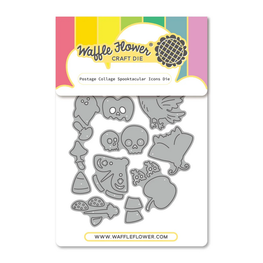 Postage Collage Spooktacular Icons Dies 