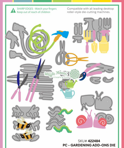 Postage Collage Gardening Add-ons Die 